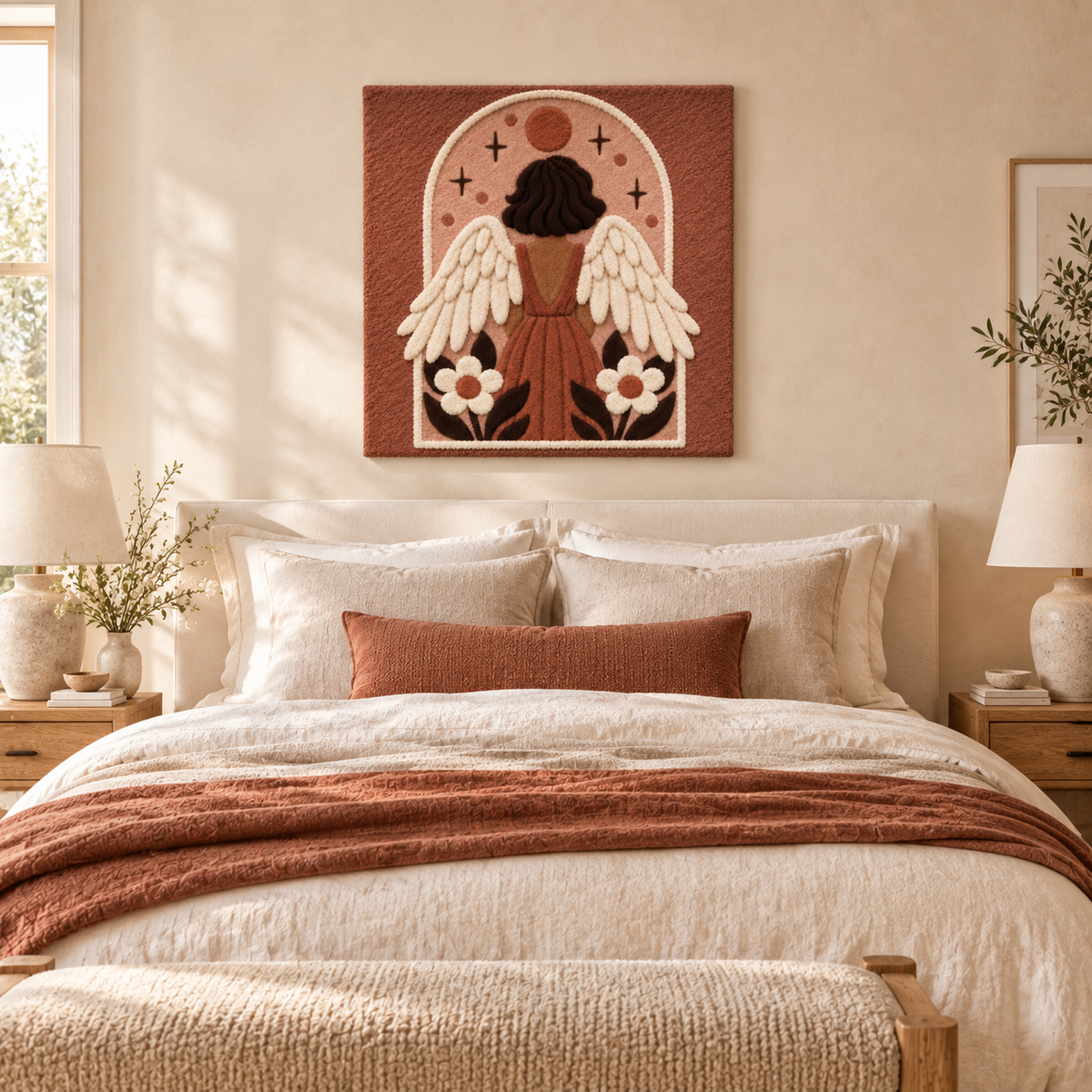 Angel of the Blush Garden — room setting 1