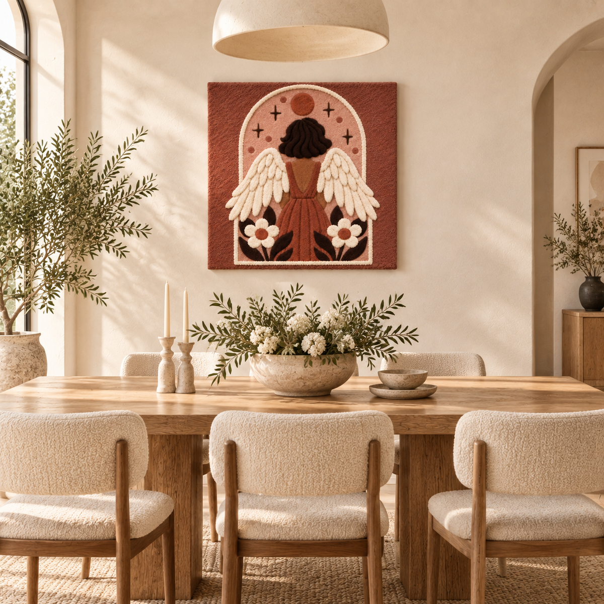 Angel of the Blush Garden — room setting 2