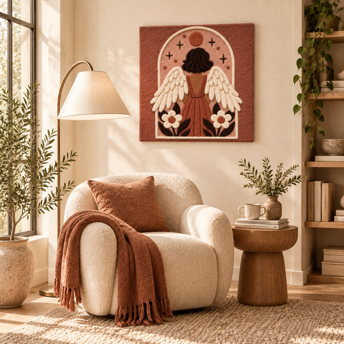 Angel of the Blush Garden — room setting 3