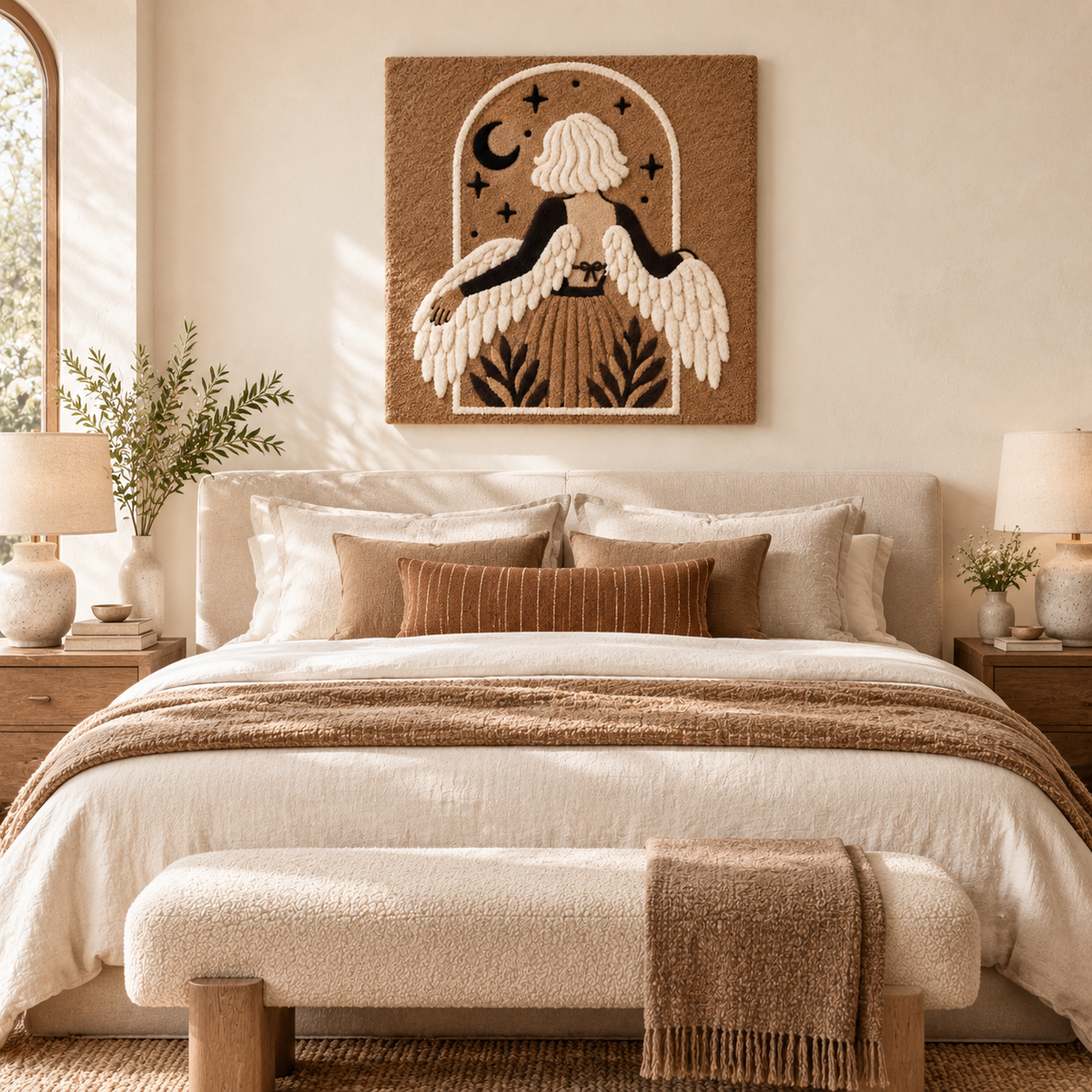 Angel Under a Crescent Moon — room setting 1