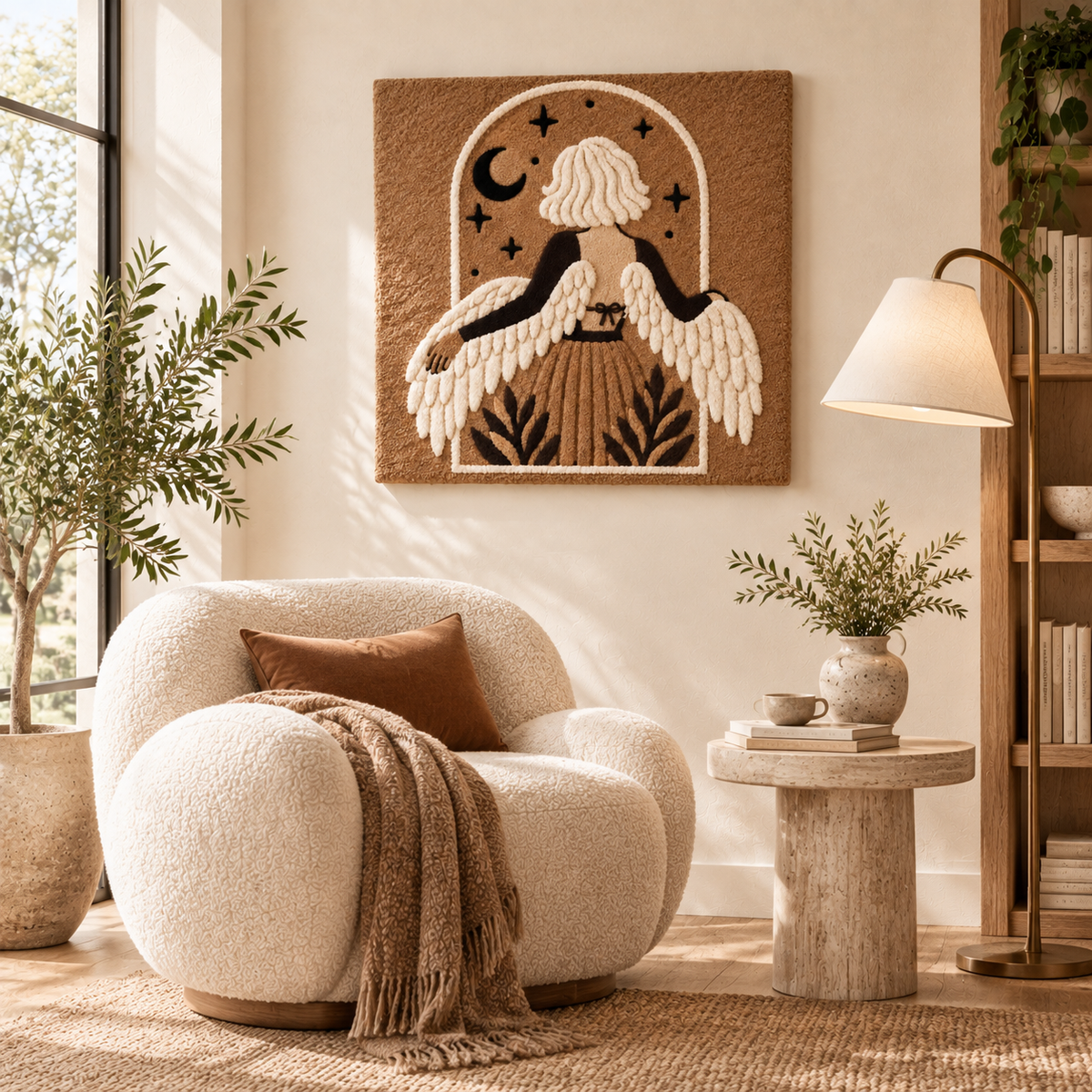 Angel Under a Crescent Moon — room setting 3