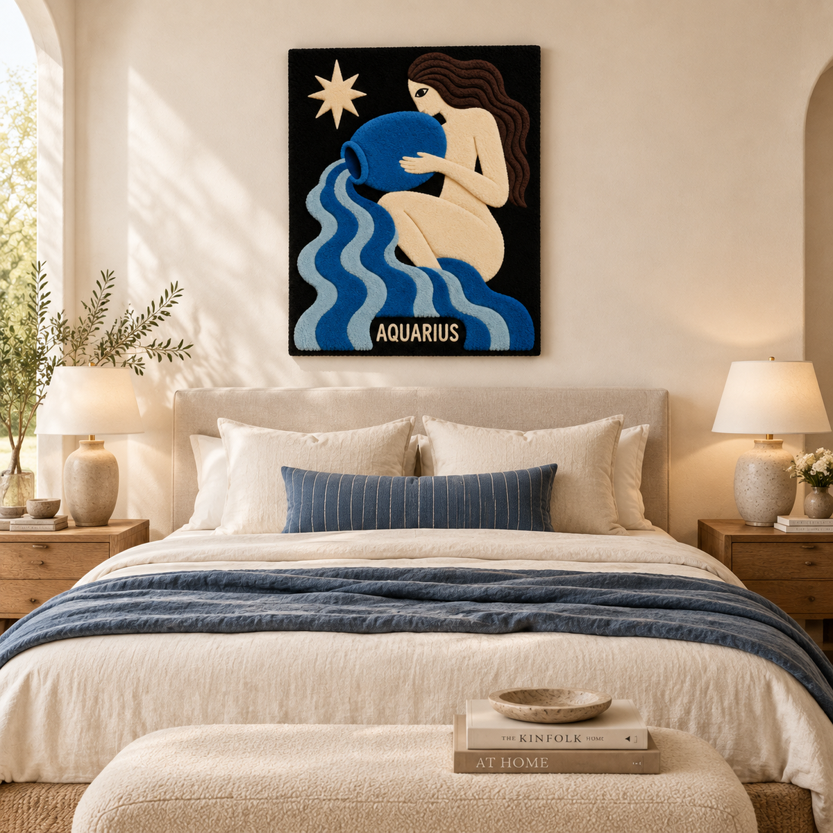 Aquarius Water Bearer — room setting 1