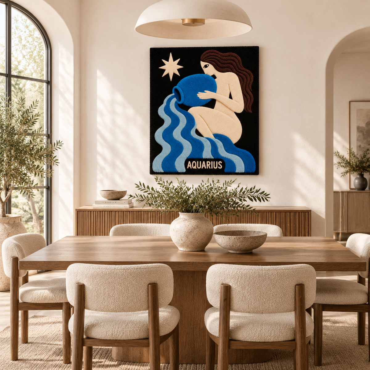 Aquarius Water Bearer — room setting 2