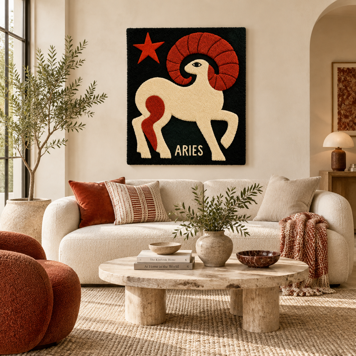 Aries Scarlet Spiral — front-facing room scene [room-front]