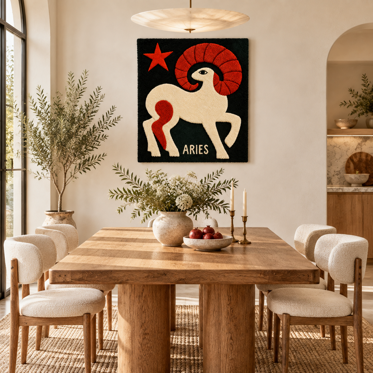 Aries Scarlet Spiral — room setting 2