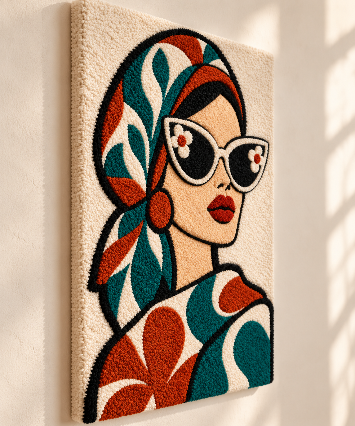 Autumn Cat-Eye Muse — angled relief view