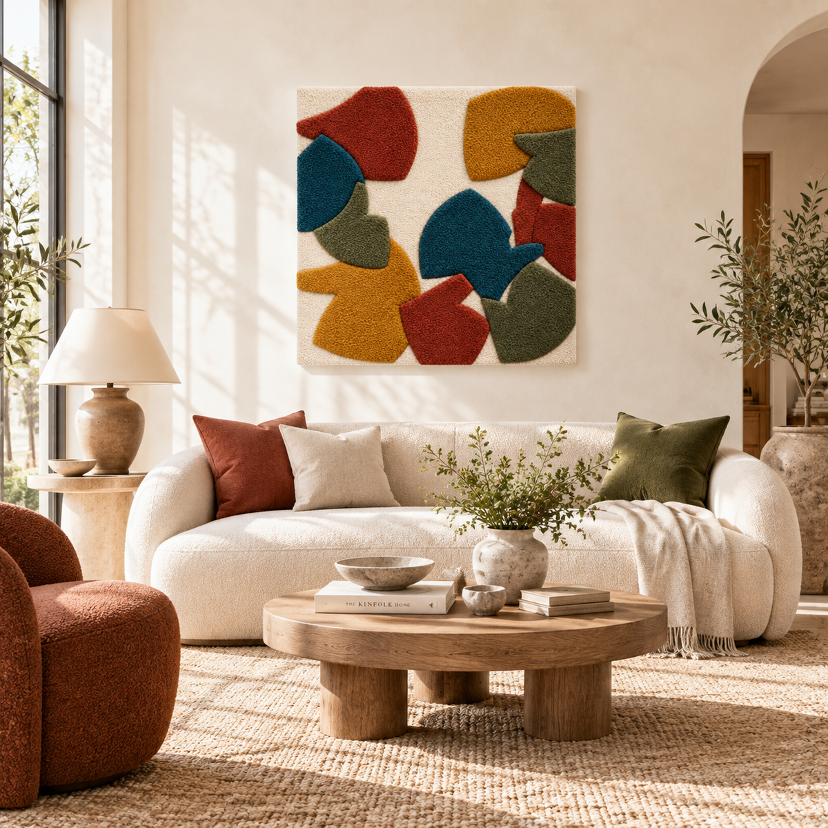 Autumn Color Gathering — front-facing room scene