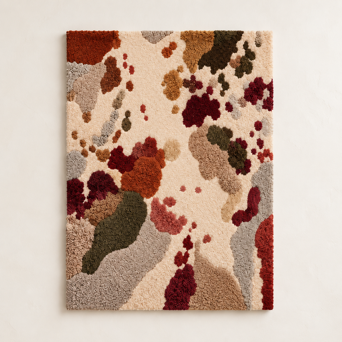 Hewn Earth Autumn Mineral Scatter wall art featuring warm autumn colors and textured mineral-inspired design.