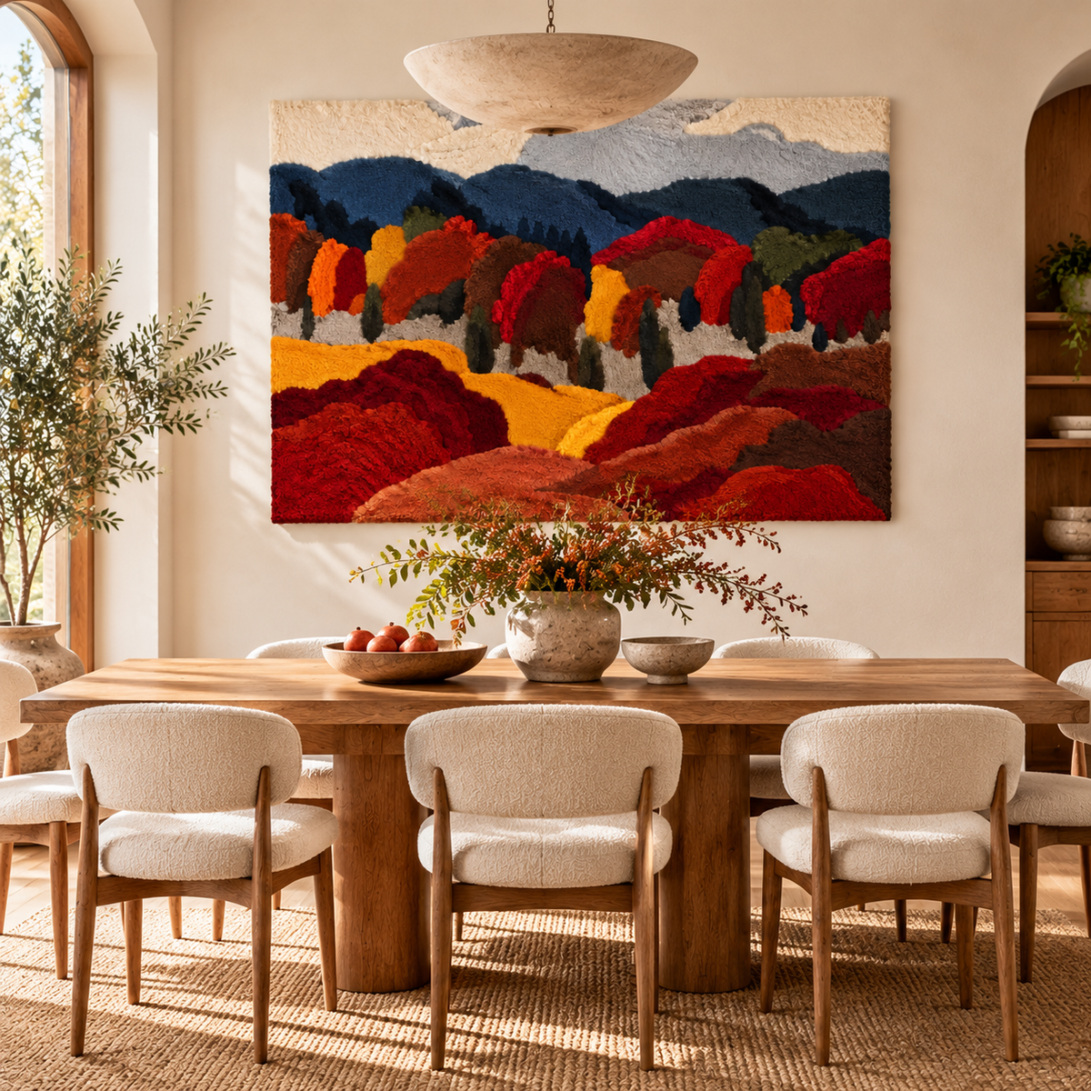 Autumn Mountain Grove by Hewn Earth Studio — room setting