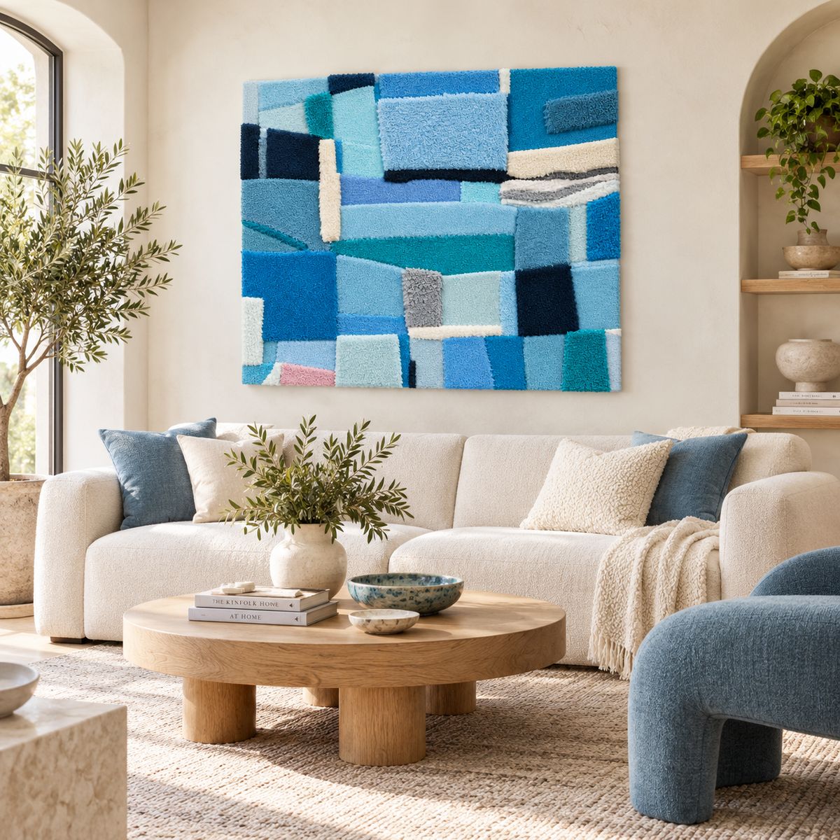 Azure Tile Assembly — front-facing room scene
