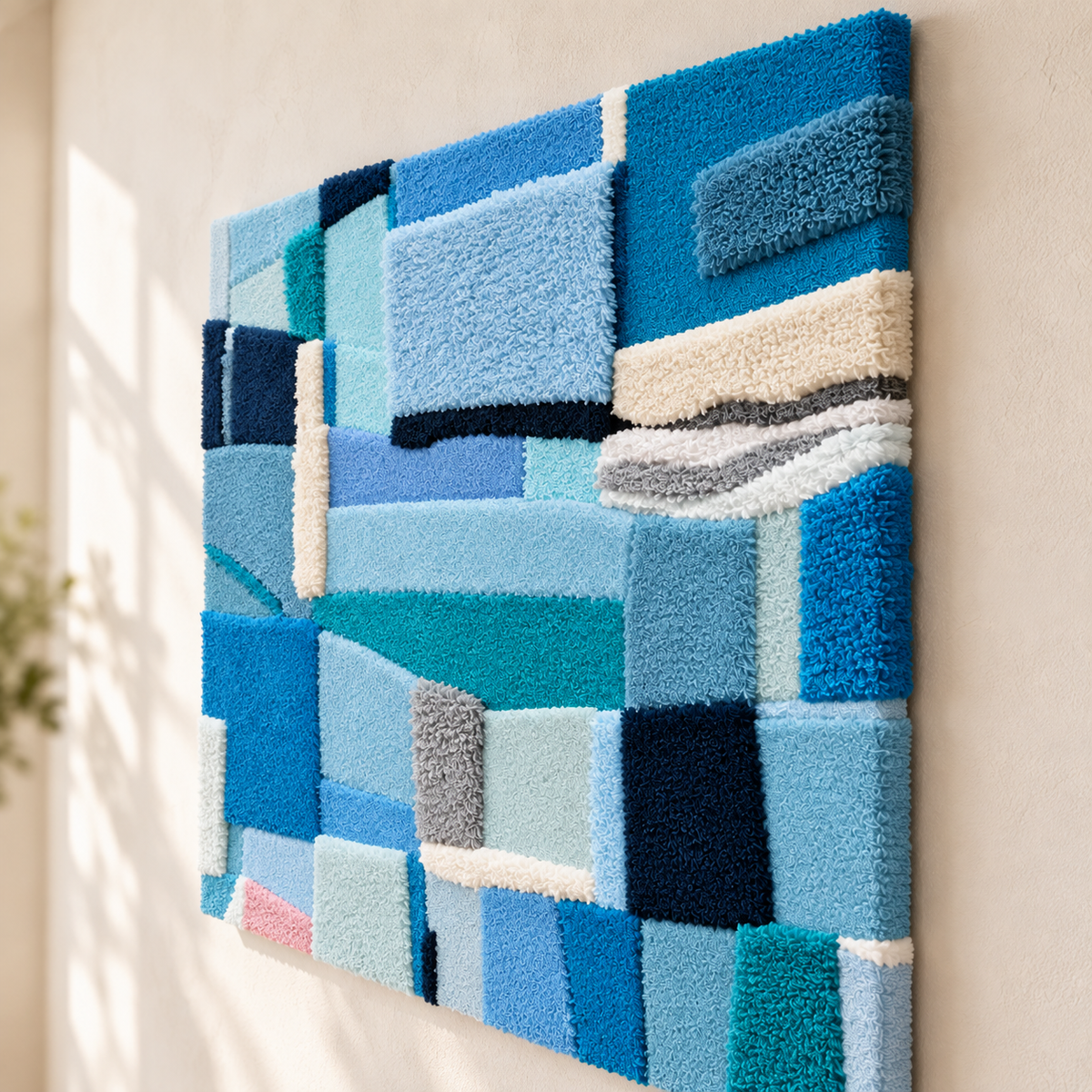 Azure Tile Assembly — angled relief view
