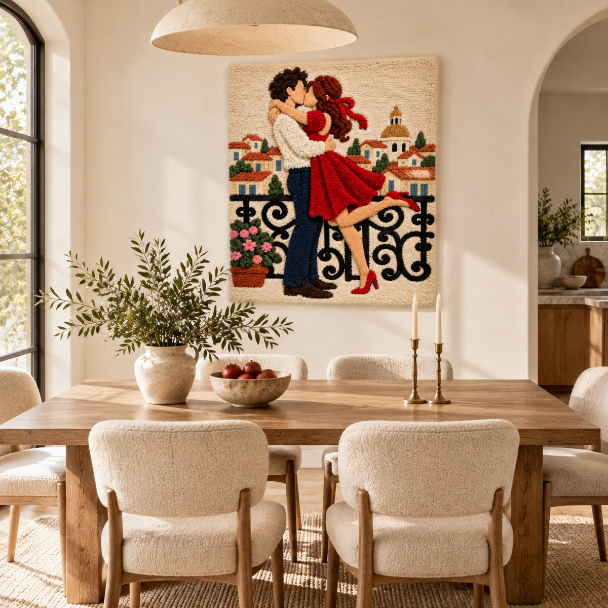 Balcony Embrace — room setting 2