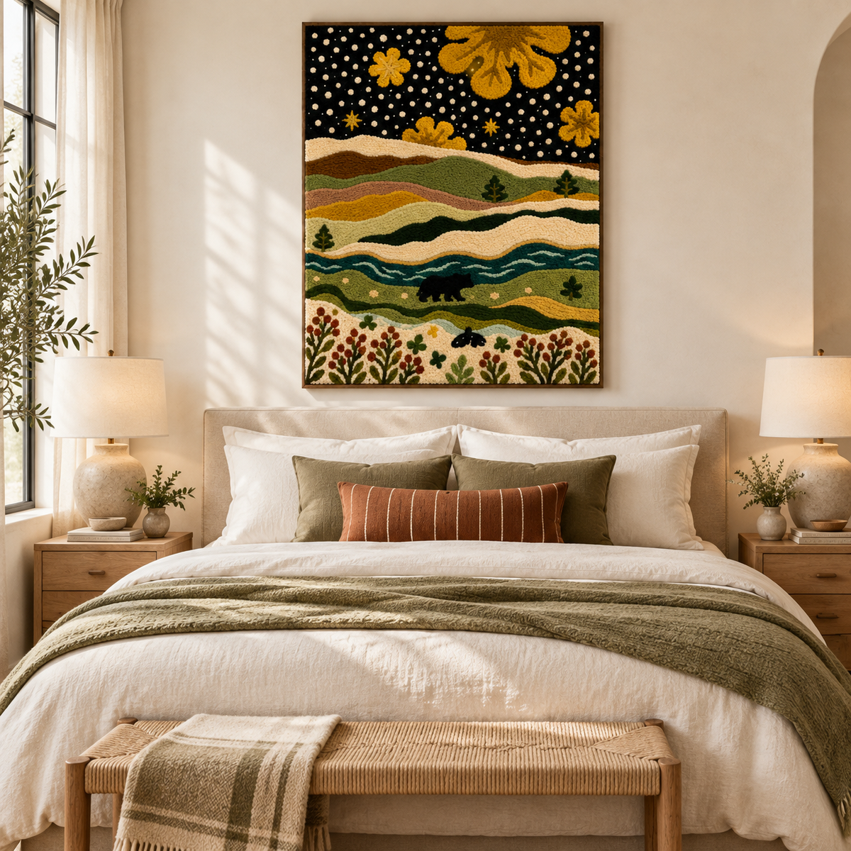 Bear Beneath the Golden Sky — room setting 1
