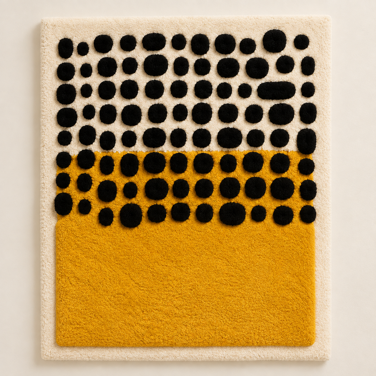 Black Pebbles over a Saffron Horizon — front product view [product-light]