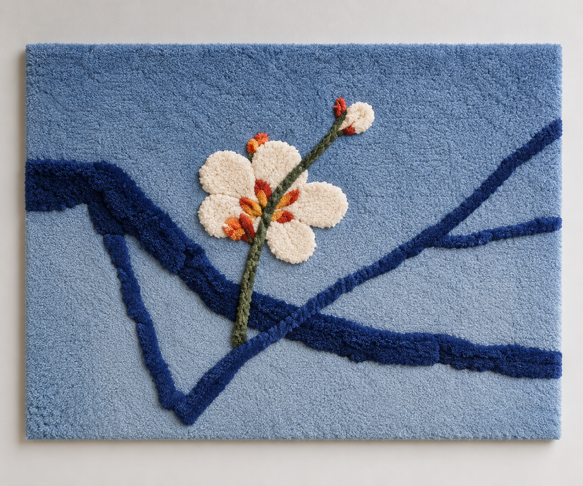 Blossom Against Blue by Hewn Earth Studio — additional product view