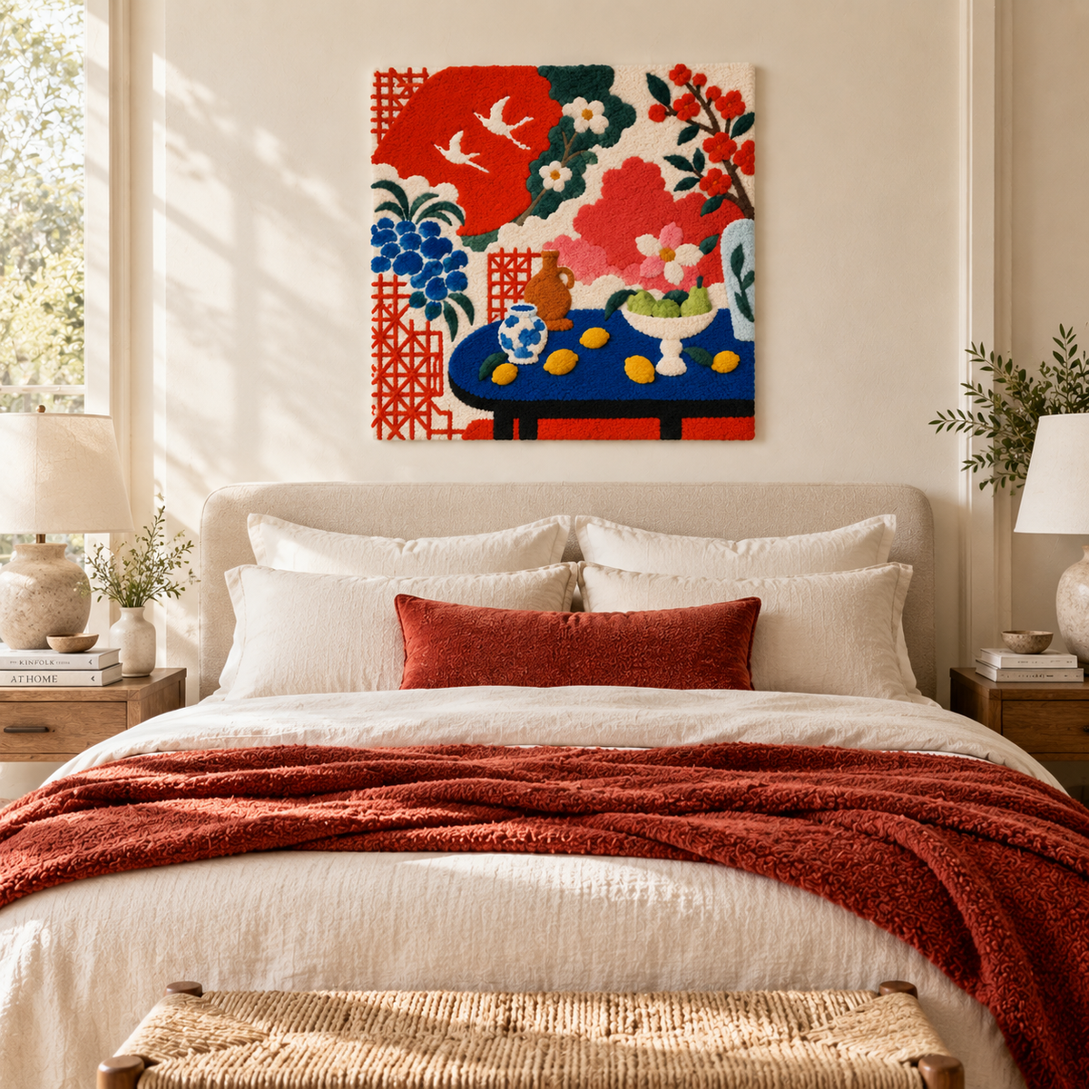 Blossoms of the Vermilion Pavilion — room setting 1