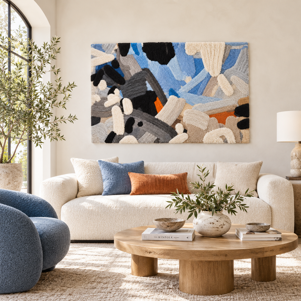 Blue Chalk Improvisation — front-facing room scene