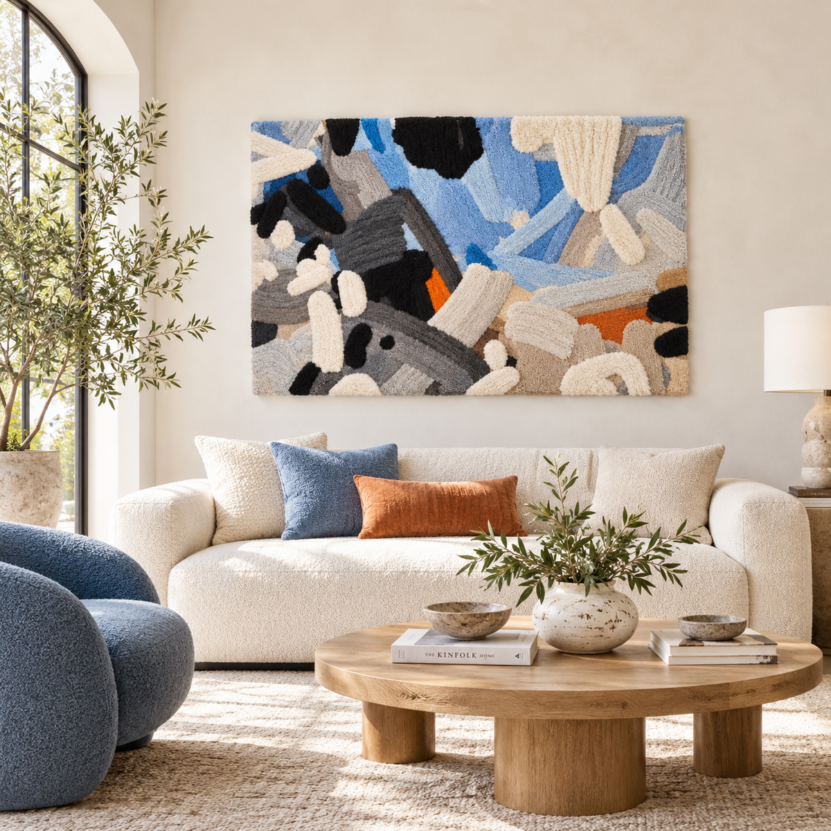 Blue Chalk Improvisation — front-facing room scene
