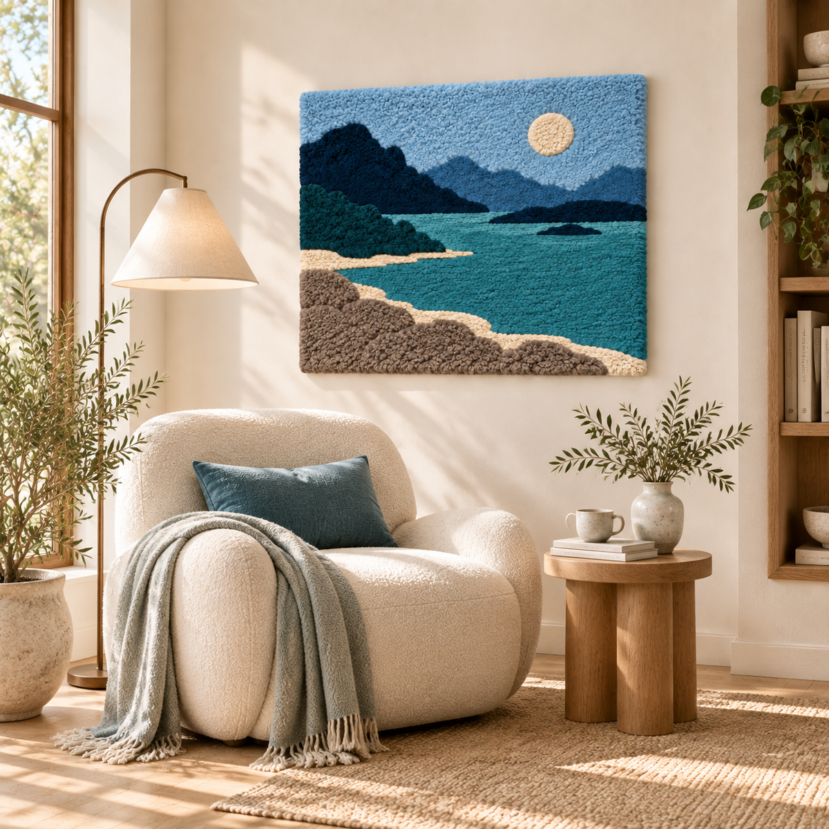 Blue Cove Moonrise — room setting 2
