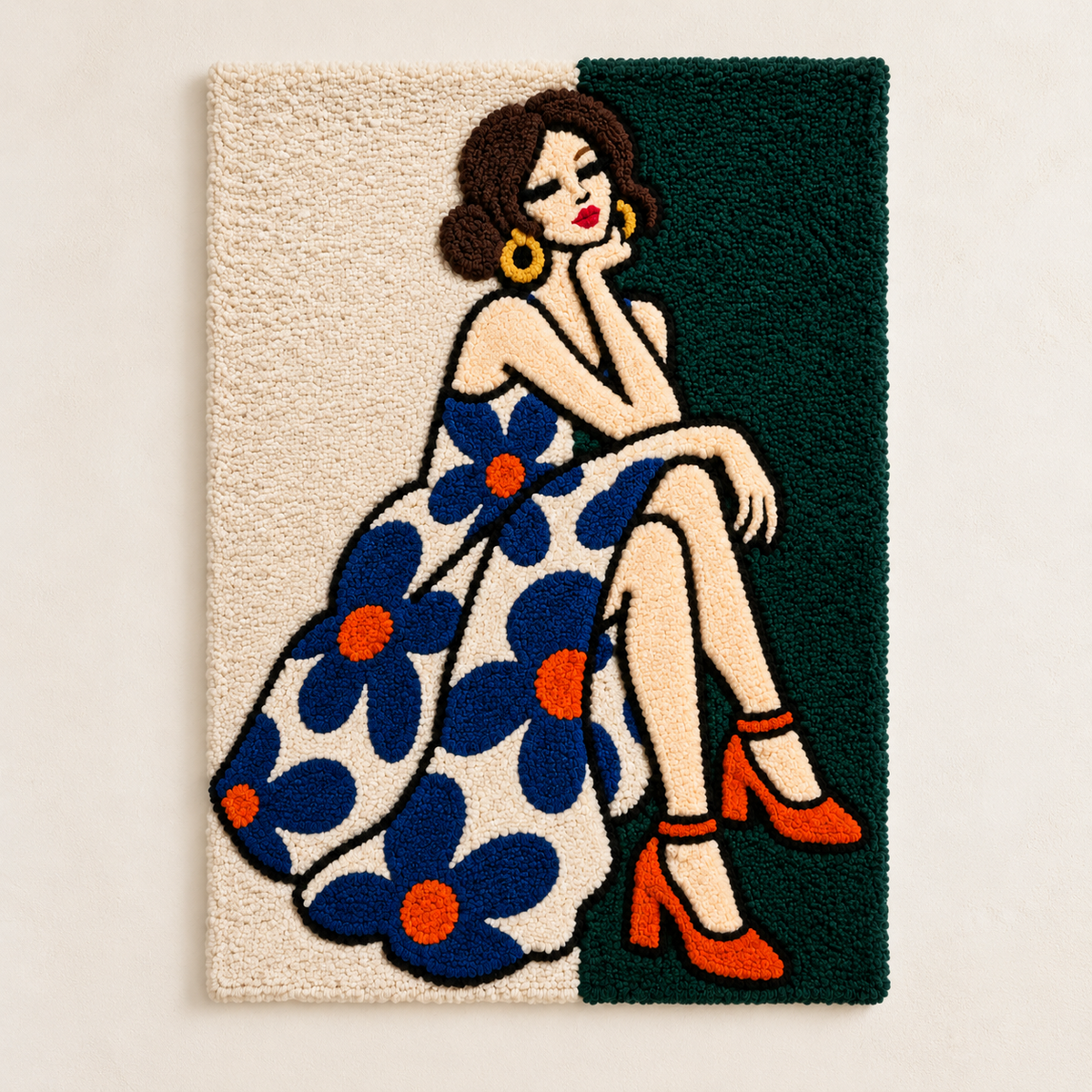 Blue Daisy Daydream — front product view [product-light]