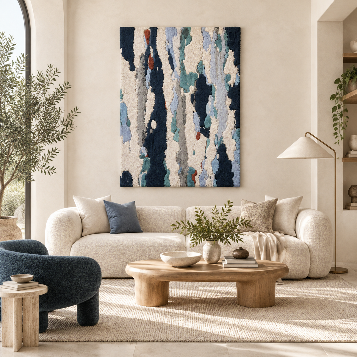 Blue Rain Strata — front-facing room scene