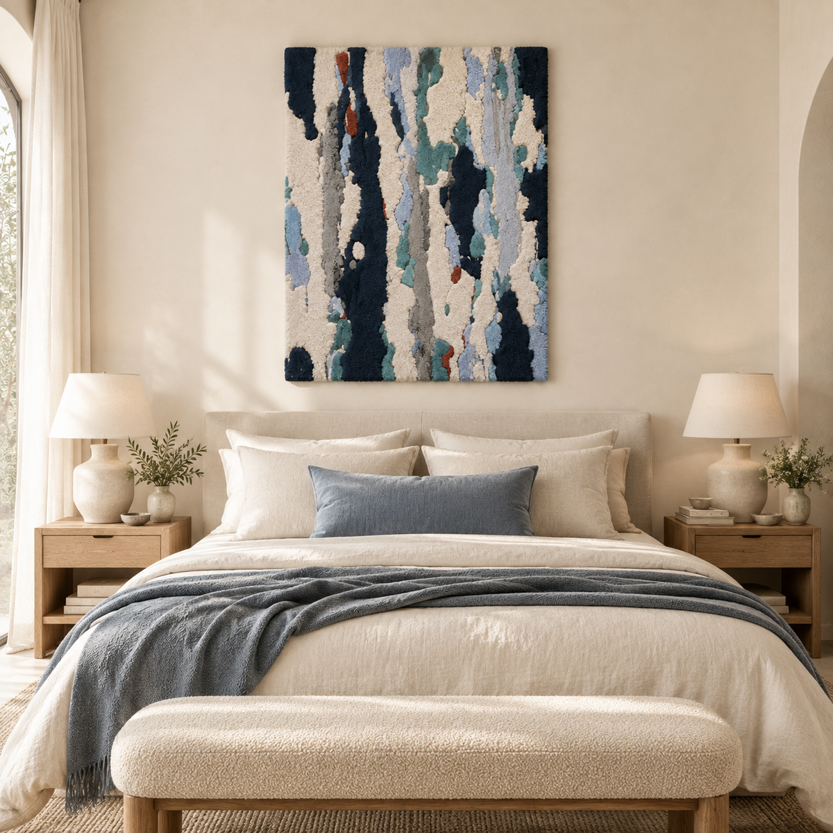 Blue Rain Strata — room setting 1