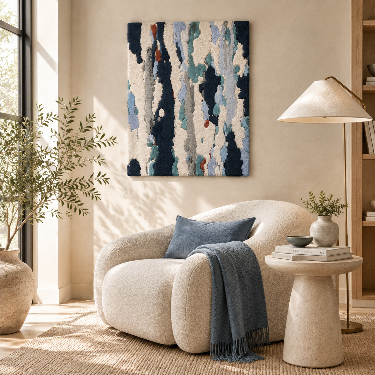 Blue Rain Strata — room setting 2