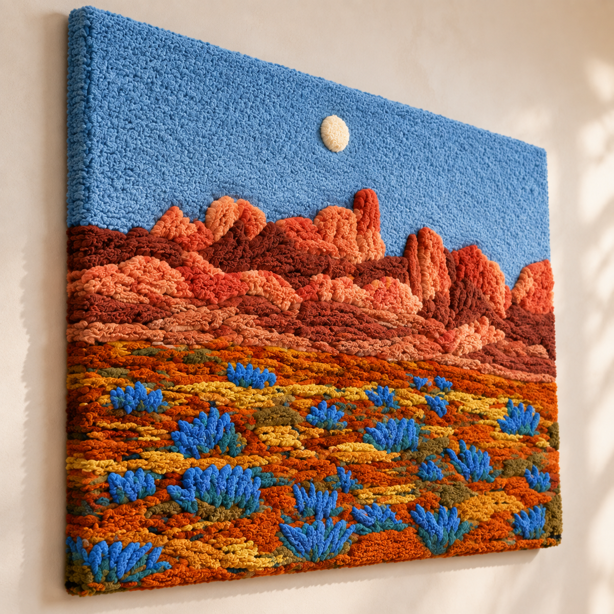 Blue Sage Mesa — angled relief view