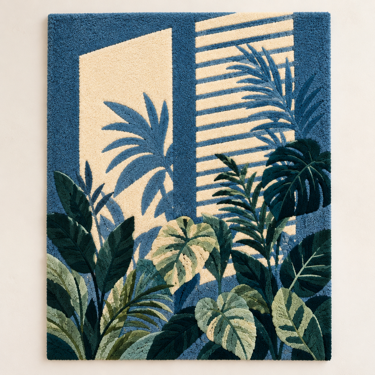 Blue Shutter Jungle by Hewn Earth Studio — front product view [product-light]