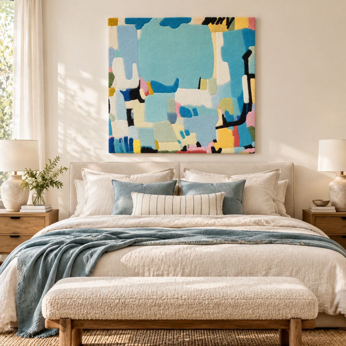 Blue Window Variations — room setting 1