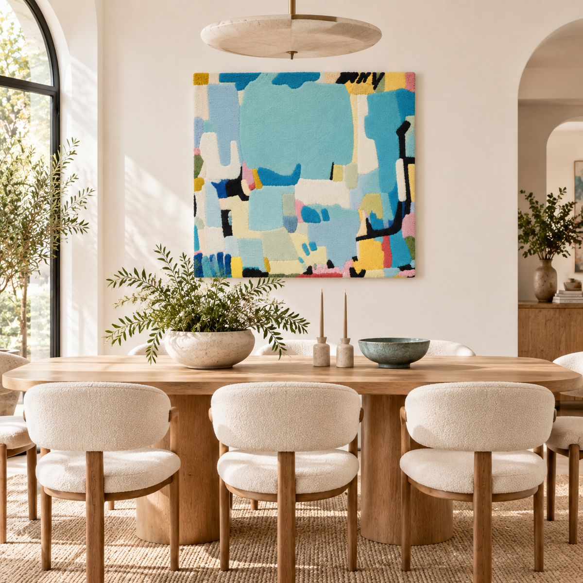 Blue Window Variations — room setting 2