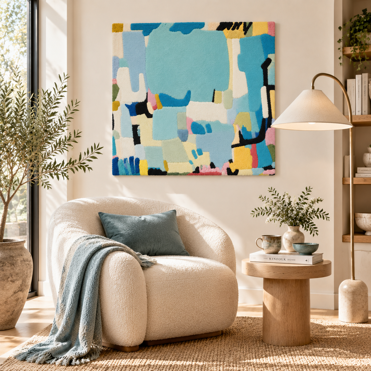 Blue Window Variations — room setting 3