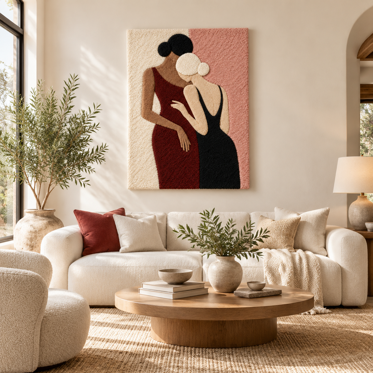 Blush Evening Gentle Companions — front-facing room scene [room-front]