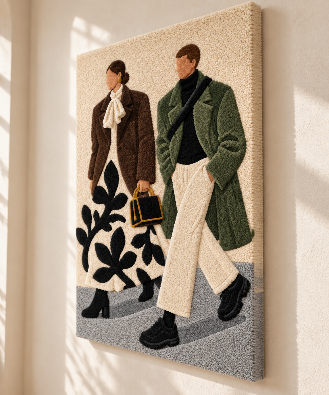 Botanical Boulevard — angled relief view
