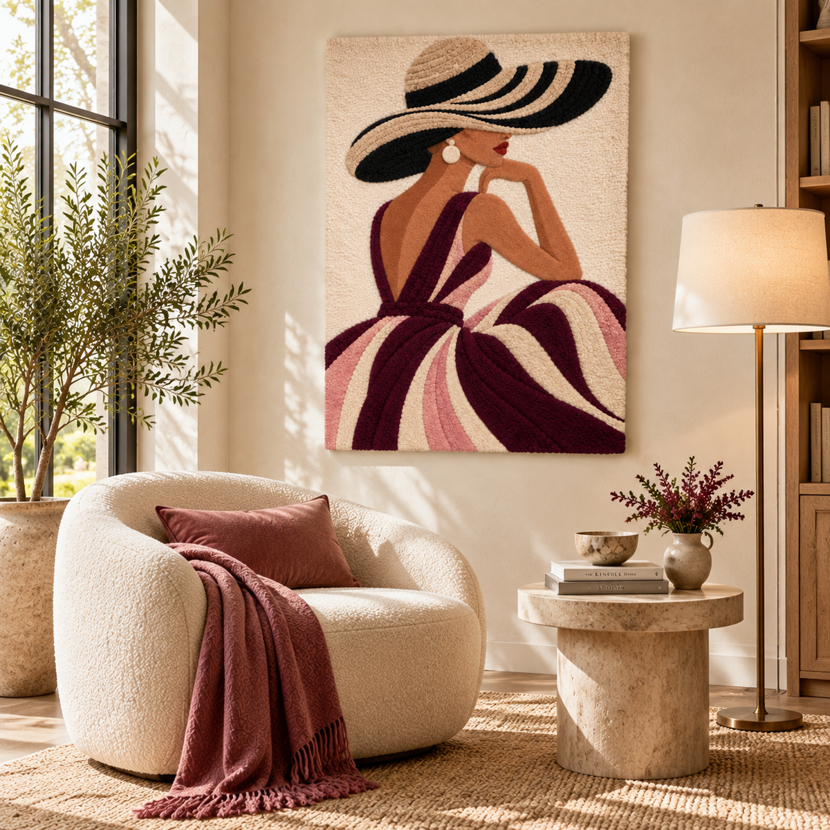 Burgundy Riviera Reverie — room setting 2
