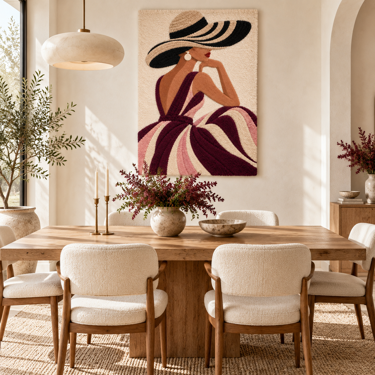 Burgundy Riviera Reverie — room setting 3