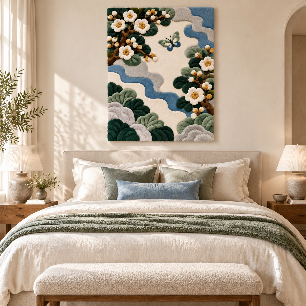 Butterflies in the Cloud Garden — room setting 1