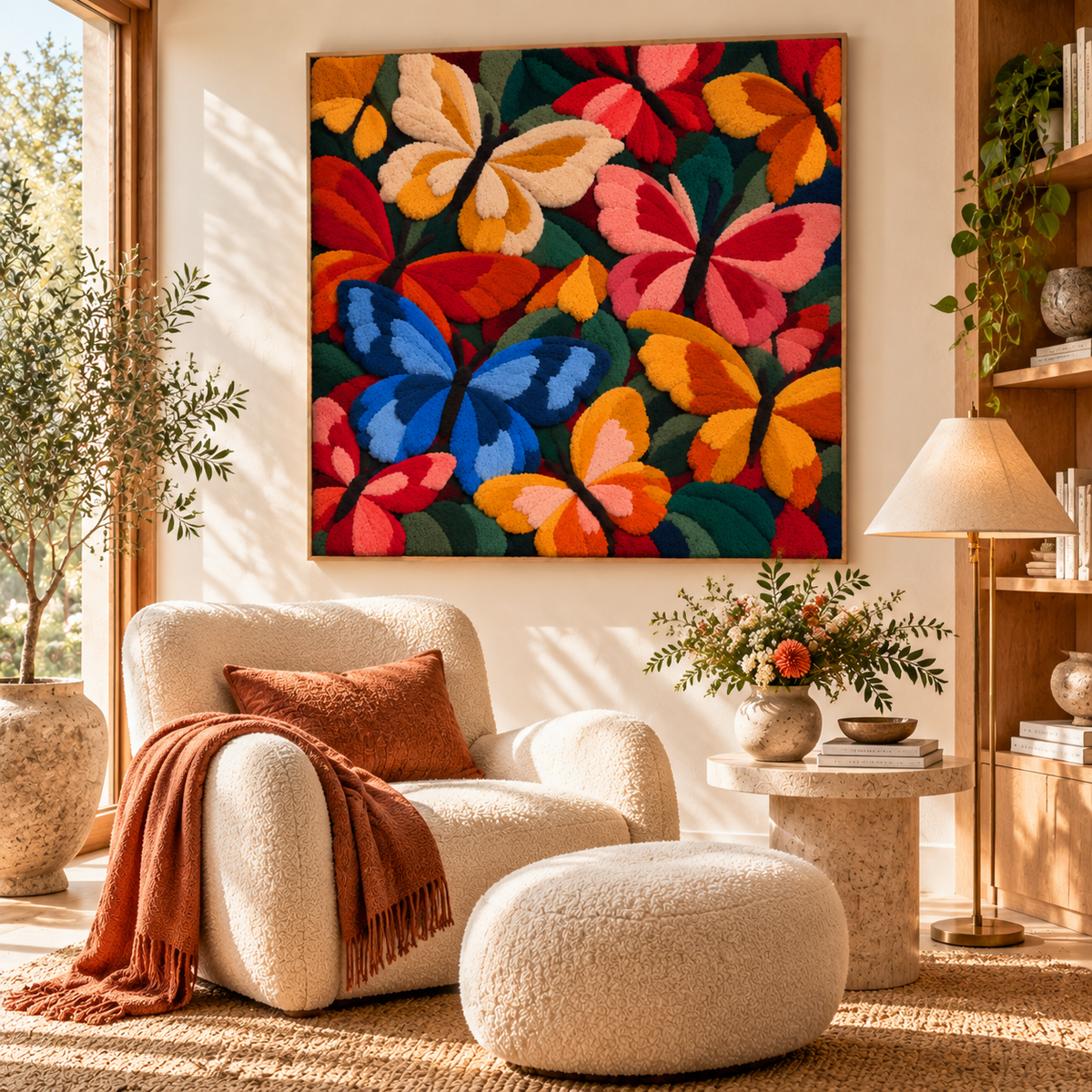 Butterfly Garden Chorus by Hewn Earth Studio — room setting