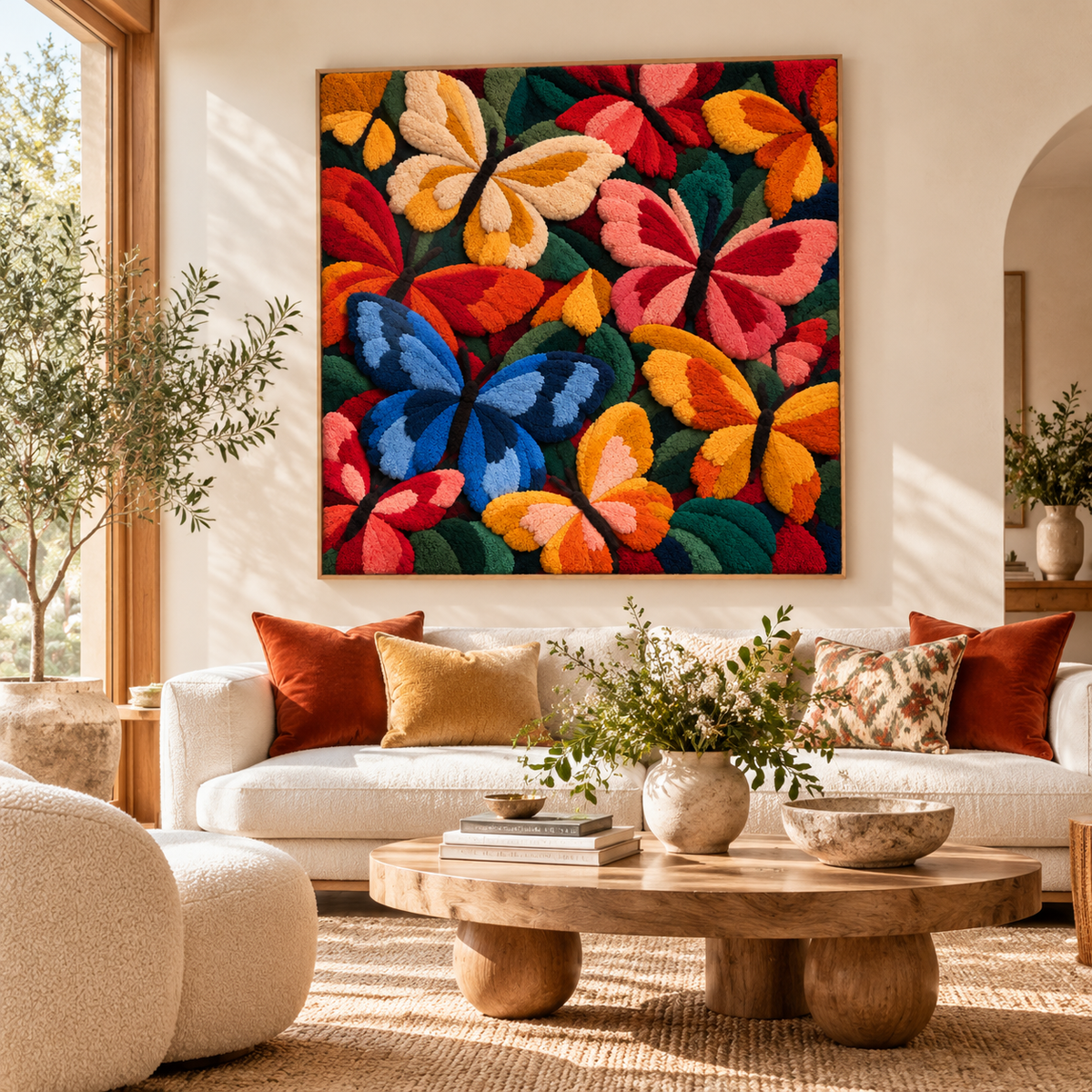 Butterfly Garden Chorus by Hewn Earth Studio — room setting