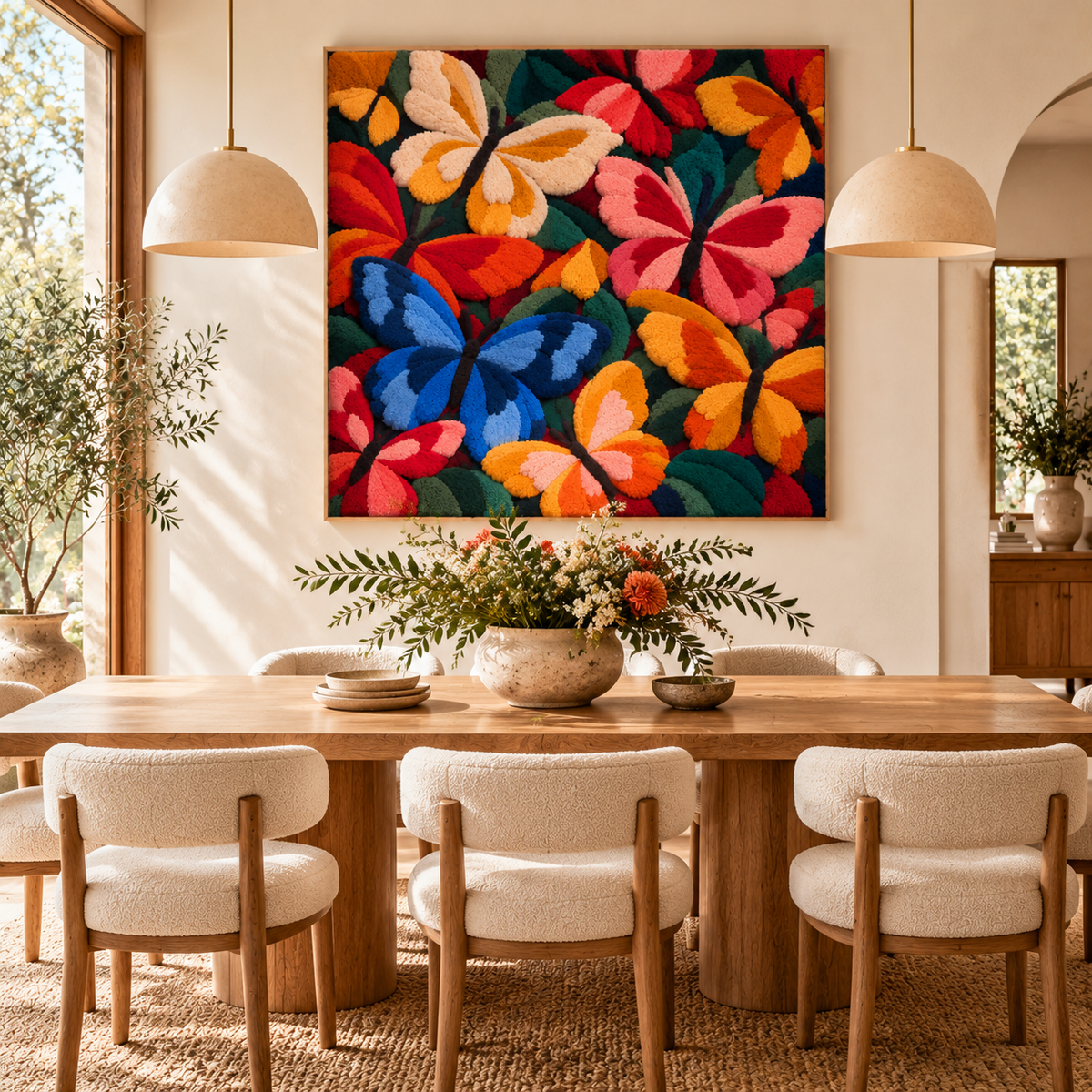Butterfly Garden Chorus by Hewn Earth Studio — room setting