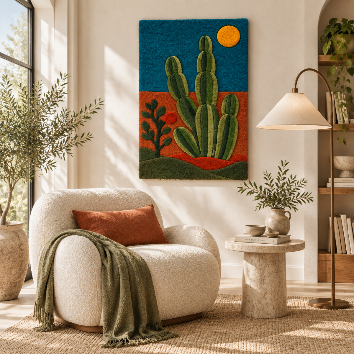 Cactus Under the Golden Moon — room setting 1
