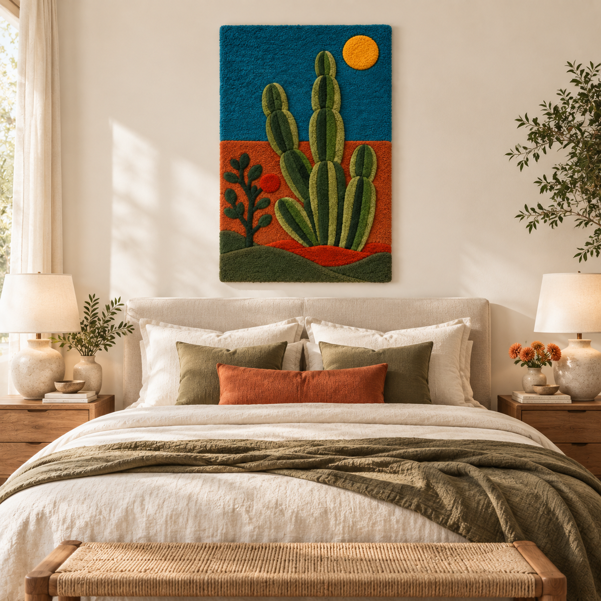 Cactus Under the Golden Moon — room setting 2