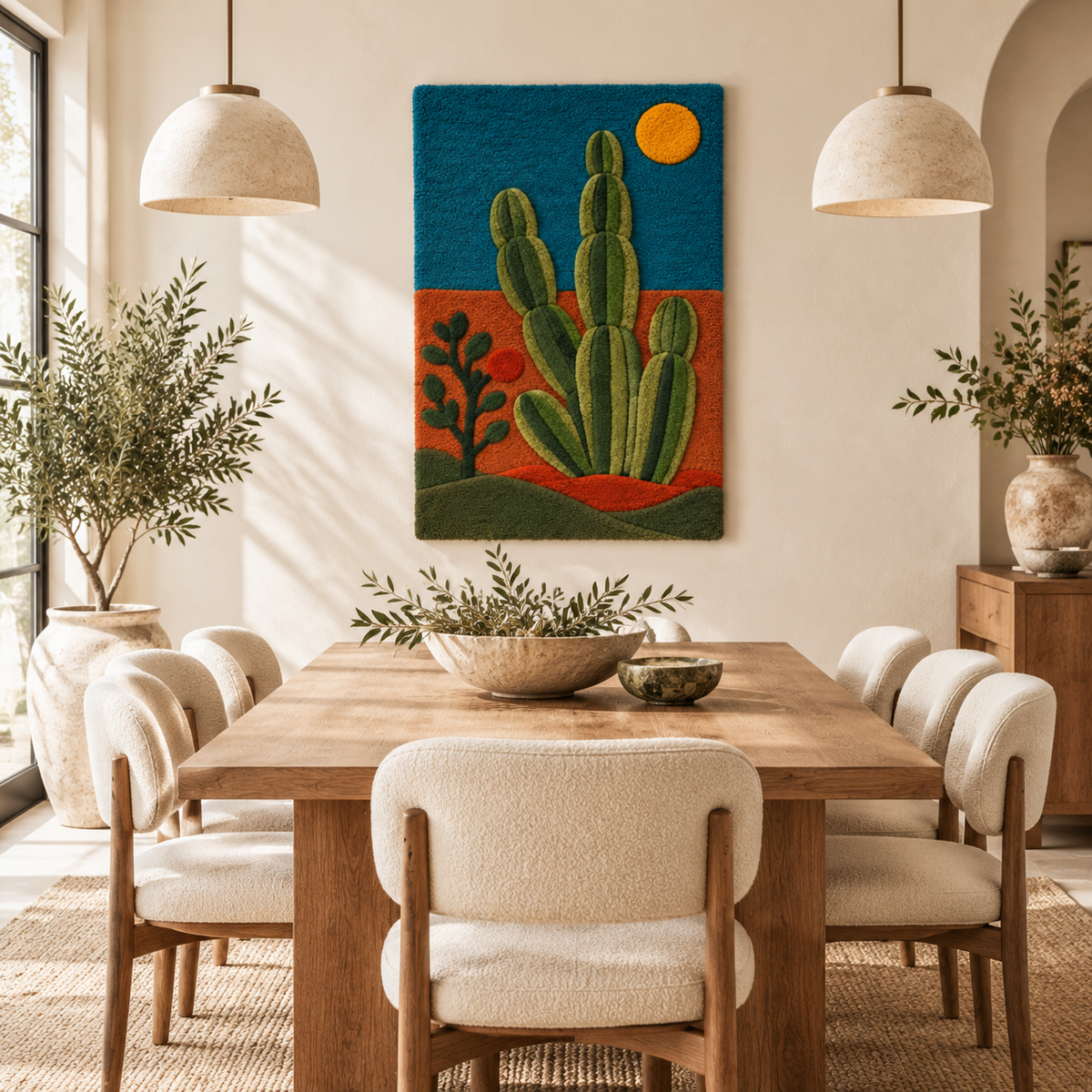 Cactus Under the Golden Moon — room setting 3