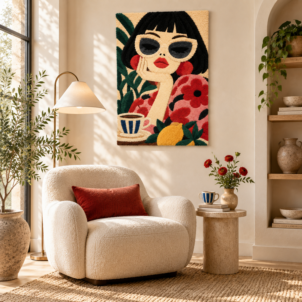 Cafe in Bloom — room setting 2