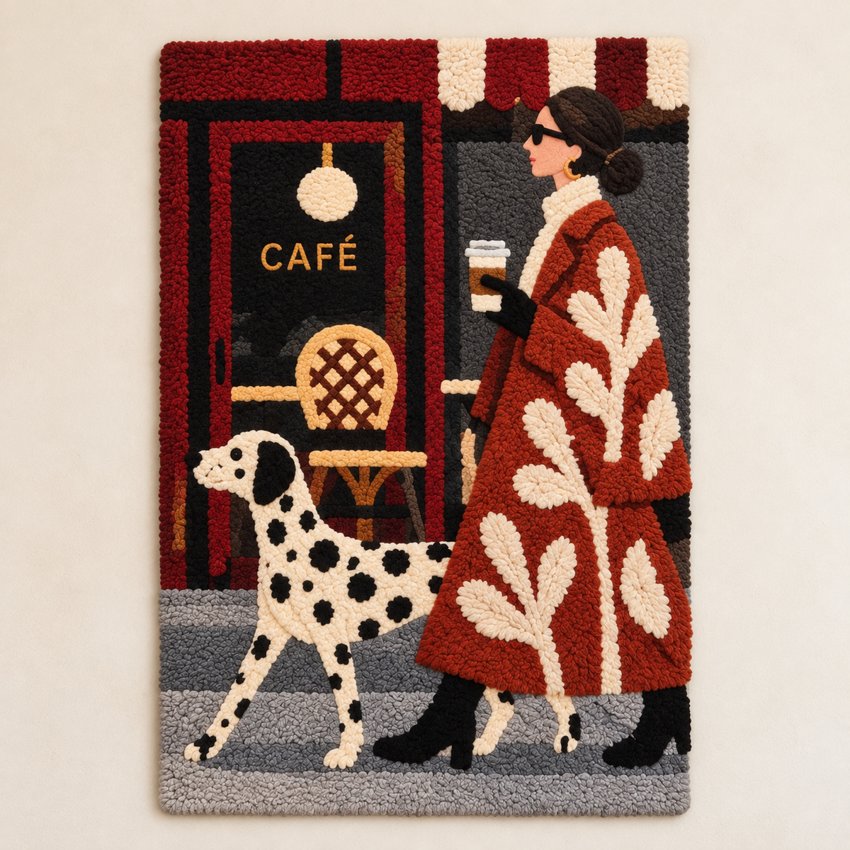 Café Walk with a Dalmatian — front product view [product-light]