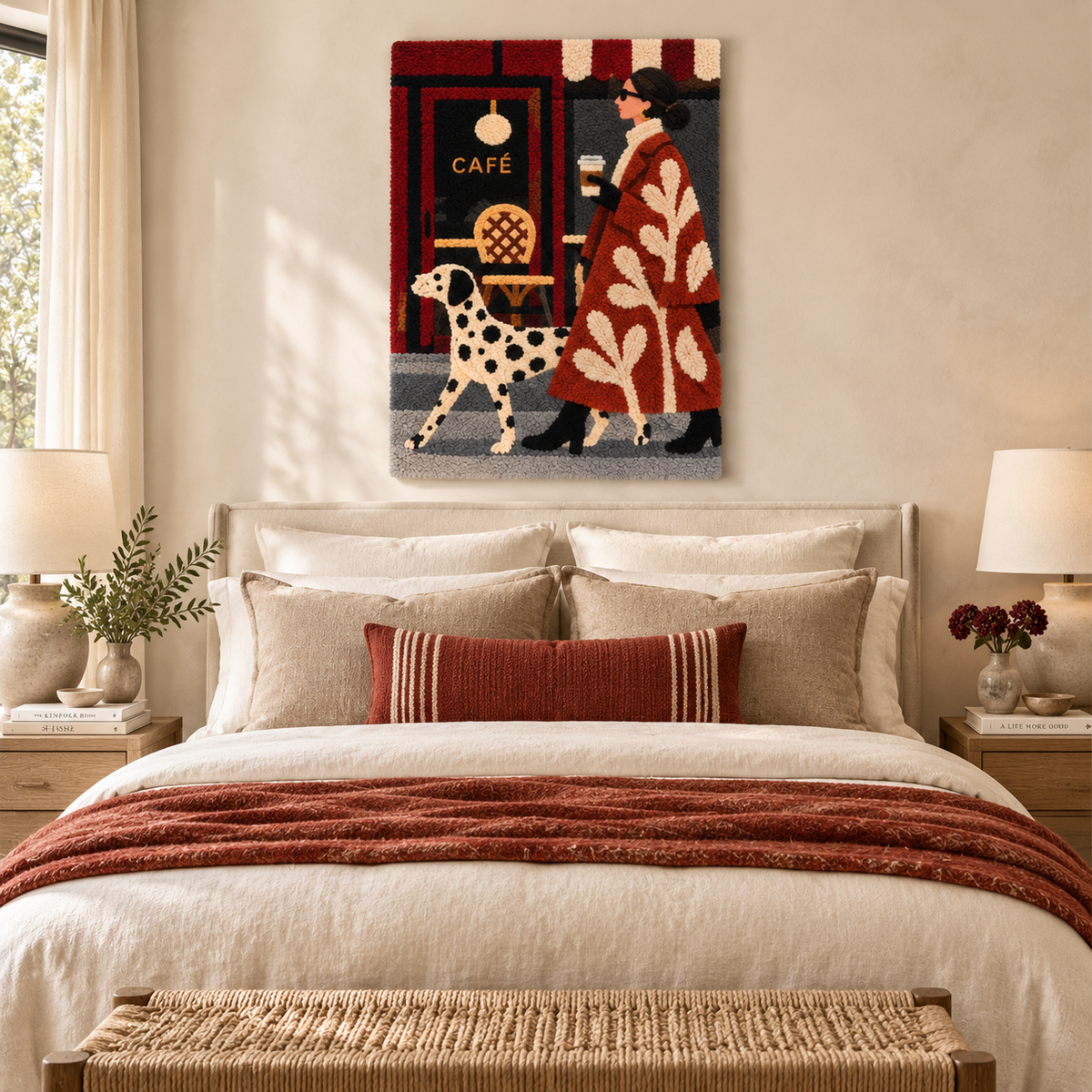 Café Walk with a Dalmatian — room setting 2