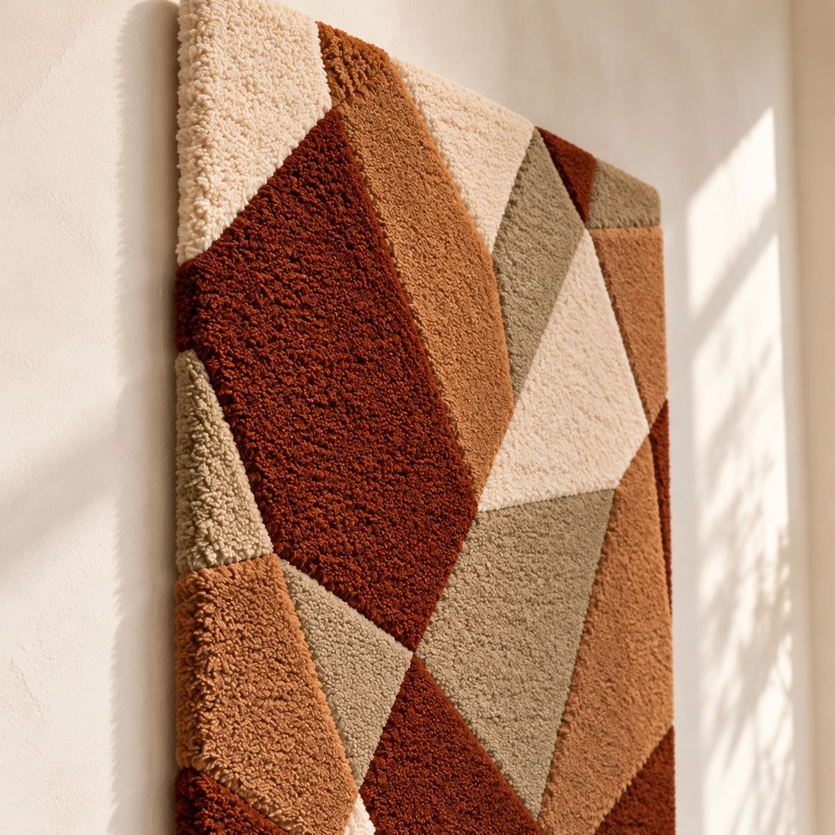 Canyon Facet Mosaic — angled relief view