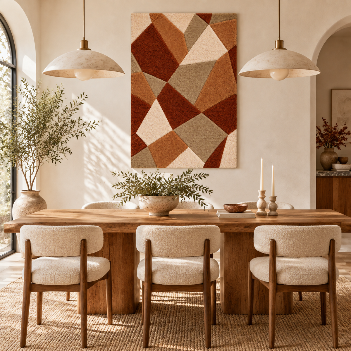 Canyon Facet Mosaic — front-facing room scene [room-front]