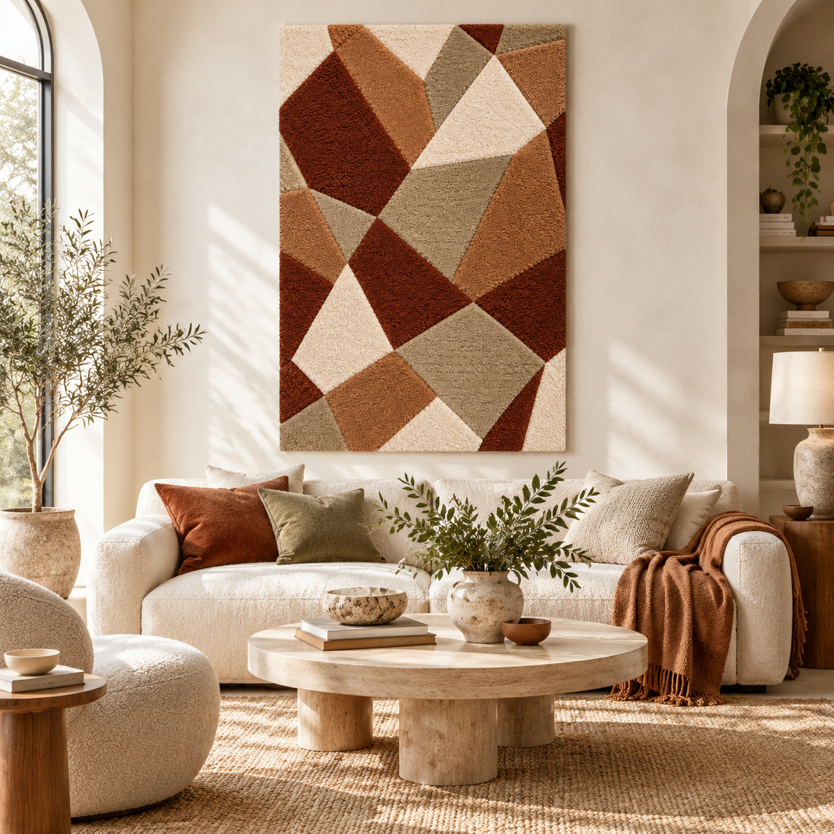 Canyon Facet Mosaic — front-facing room scene [room-front]