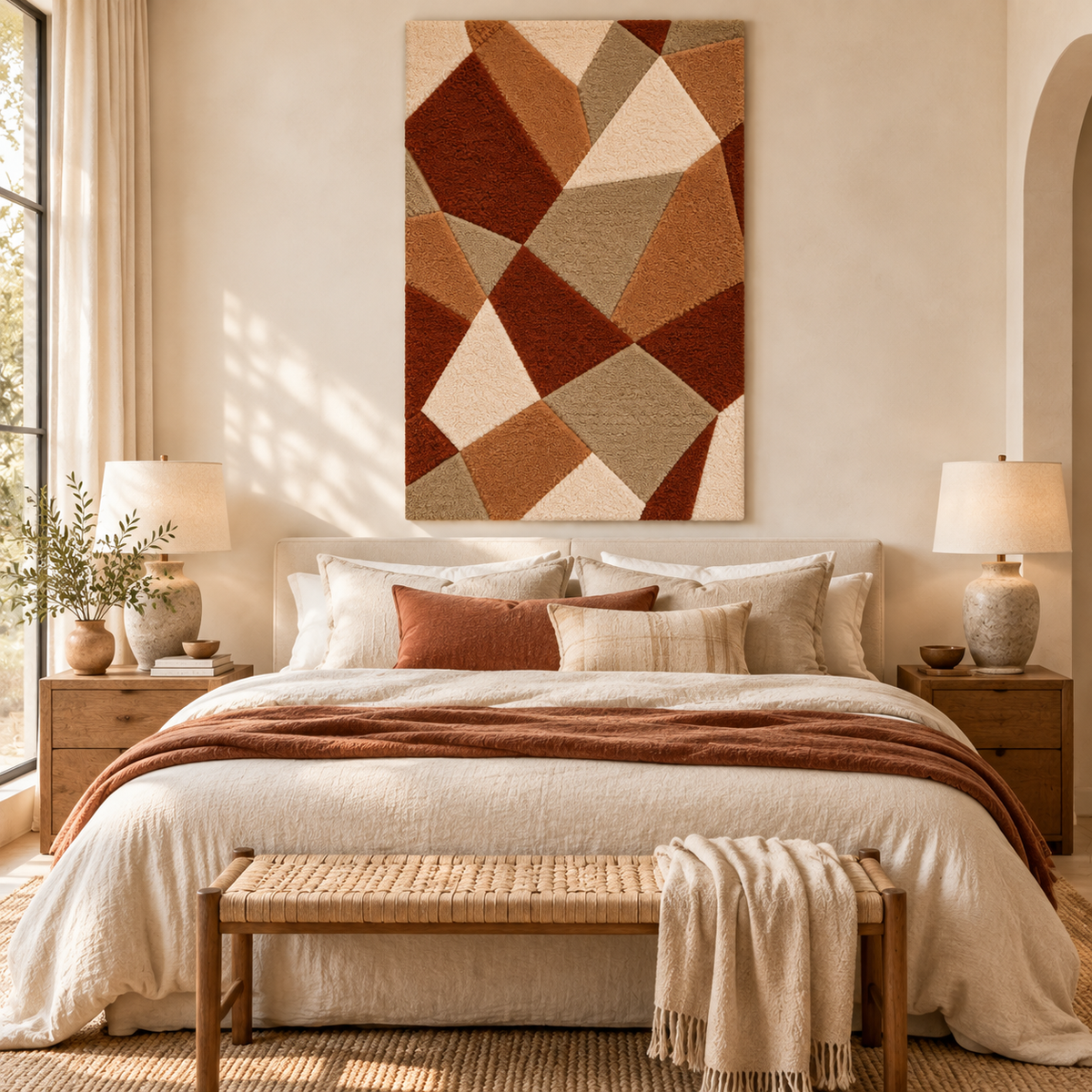 Canyon Facet Mosaic — front-facing room scene [room-front]
